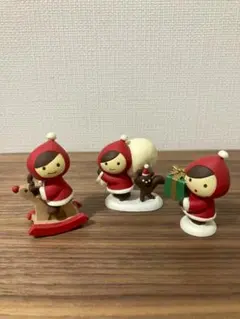 Otogicco クリスマス 赤ずきんサンタ 3個セット デコレ（DECOLE）