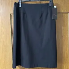 新品！Aライン膝丈スカート　Reflect黒　LLのサムネイル