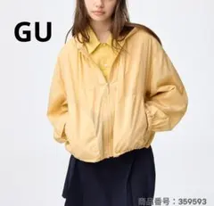 GU ジーユー UVカットシアーパーカ LIGHORANGE / Lサイズのサムネイル