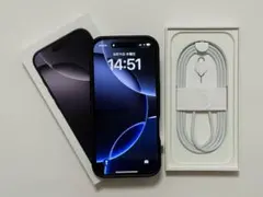 [美品］iPhone16pro 256GB ブラックチタニウム