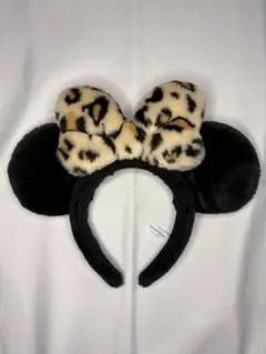 ディズニーカチューシャ ヒョウ柄ミニー