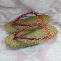 畳下駄　赤い鼻緒