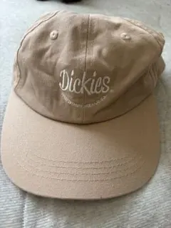 Dickies キャップ ベージュ 刺繍ロゴ