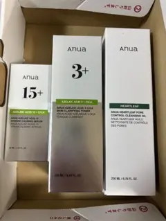 Anua 美容液、化粧水(アゼライン酸)、クレンジング