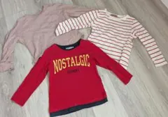 子ども服　薄手長袖Tシャツ　ロンT　100サイズ　まとめ売り　保育園着