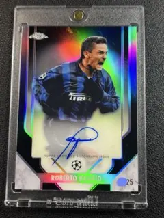 바지오 온카드 25 Topps Chrome Baggio