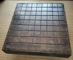 【年号墨書 大正/昭和】陶器脚 木製将棋盤 昭和レトロ 骨董 古道具 インテリア