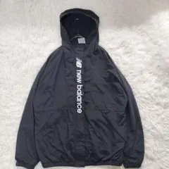 【良品】ニューバランス NB ナイロンジャケット フード 裏起毛 レディース M