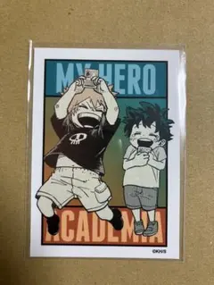 ヒロアカ　幼馴染メモ ブロマイドのみ　緑谷出久 爆豪勝己　ジャンプショップ