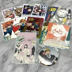 物間寧人 オープンスクール 缶バッジ ヒロアカ展 コースター カード まとめ売り