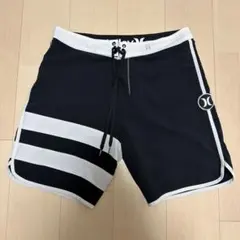 Hurley 水着 ショートパンツ サイズ32 黒白