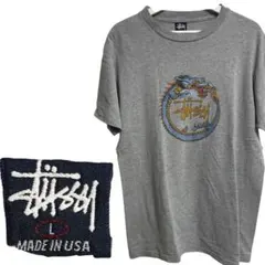 old stussy 90s USA製 サイズL ドラゴン