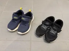 アシックス　レーザービーム　スニーカー　19cm 2足セット　asics 靴のサムネイル
