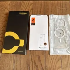 iPhone 16 ProMaxクリアケース Spigen＋NIMASOフィルム