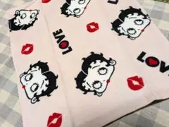 ベティ・ブープ フェイスタオル ピンク