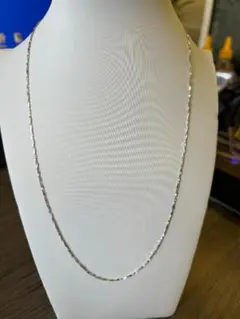 人気】CLANBENI♡Pt950♡刻印有スクリューチェーンネックレス箱付き！