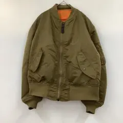 ALPHA ma-1 アルファ フライト ジャケット 90s カーキ ミリタリー