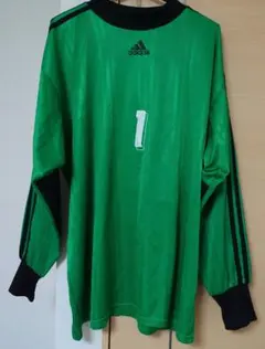 adidas グリーン ゴールキーパーシャツ 背番号1付き アディダス