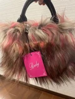 redy レディー　ファーバッグ ハンドバッグ　ノベルティ　ピンク