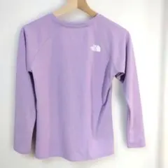 美品THE NORTH FACE ラベンダー長袖Tシャツ Sサイズ