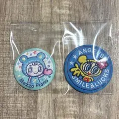 ナルミヤキャラクターズ 刺繍缶バッジ ブルーべリエちゃん ハナちゃん