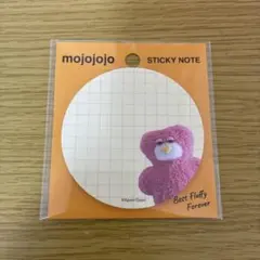 匿名　mojojojo STICKY NOTE 円形 付箋　おまけ付（クリップ）