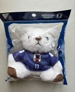 【即日発送】ユニフォームベアキーホルダー　サムライブルー　中村敬斗のサムネイル