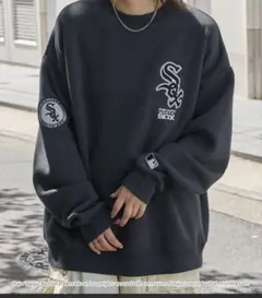 MLB WHITE SOX 刺繍スウェット Lサイズ チャコール