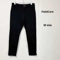 FieldCore ストレッチパンツ　M ブラック　スキニー　裏起毛　ワークマン