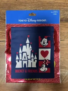 東京ディズニーリゾート ミッキー＆フレンズ 巾着ポーチ