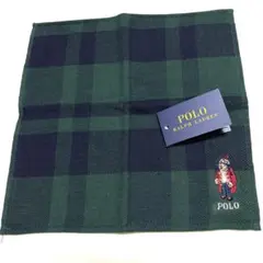 ポン様専用　【新品未使用】ラルフローレン　ポロベア タオルハンカチ　刺繍