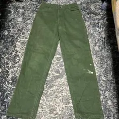 90s LEVI'S 550 ストレートデニム オリーブグリーン 30インチ