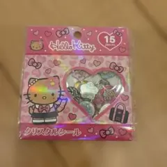 日焼けキティおはじきシール　クリスタルシール　正規品