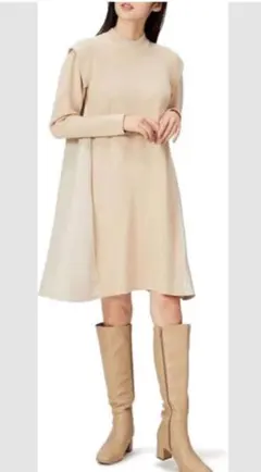 ドッキングAラインニットワンピース　セルフォード　Sサイズ（36）