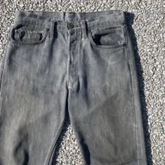 80s Levi's 501 USA製 先染めブラック W32 L30 色落ち