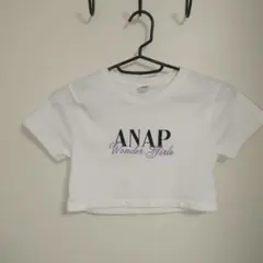 ♡ ANAP girl kids 半袖 白 ホワイト Tシャツ 130cm ♡