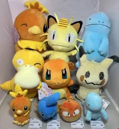 まとめ売り ポケットモンスター ポケモン ぬいぐるみ　ミズゴロウ など １０点