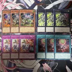 遊戯王 耀聖の風詩レギナ 3枚 その他関連カード9枚