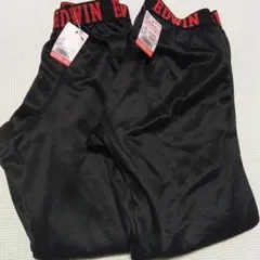 新品　エドウィン　裏ボア　140　2枚　ロングタイツ　あったか　スパッツ