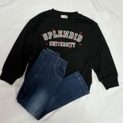 【美品】branshes（ブランシェス）上下セット 110cm