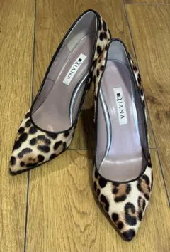 DIANA ヒョウ柄 ハイヒールパンプス