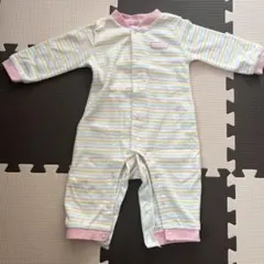 コットン製ストライプ柄ベビー服95cm以下