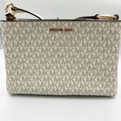 MICHAEL KORS ♡ショルダーバッグ ホワイト シグネクチャー柄☀︎綺麗 