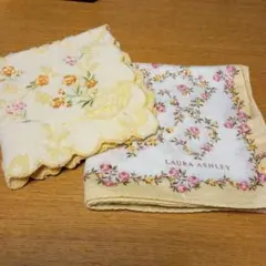 LAURA ASHLEY ハンカチ 2枚セット