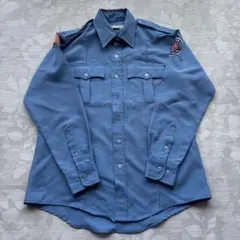 VINTAGE LIBERTY 消防団 ポリスシャツ VFD ワッペン付 L