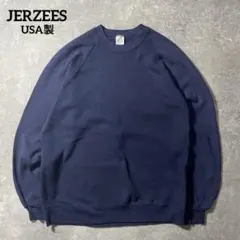 80s〜 JERZEES XL USA製 ブランク スウェット　無地 ソリッド