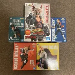 ヒロアカ　緑谷出久 爆豪勝己 轟焦凍 通形ミリオフィギュア