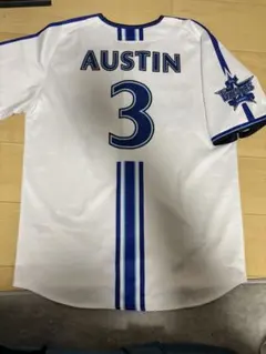 【未使用品】横浜DeNAベイスターズ　オースティン　直筆サイン　ユニフォーム ☆送料無料☆横浜 DeNA ベイスターズ オースティン シルエット 2