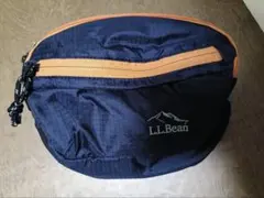 【美品】L.L.Bean ボディバッグ ネイビー×オレンジ