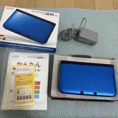【美品】ニンテンドー 3DS LL ブルーxブラック　箱付き